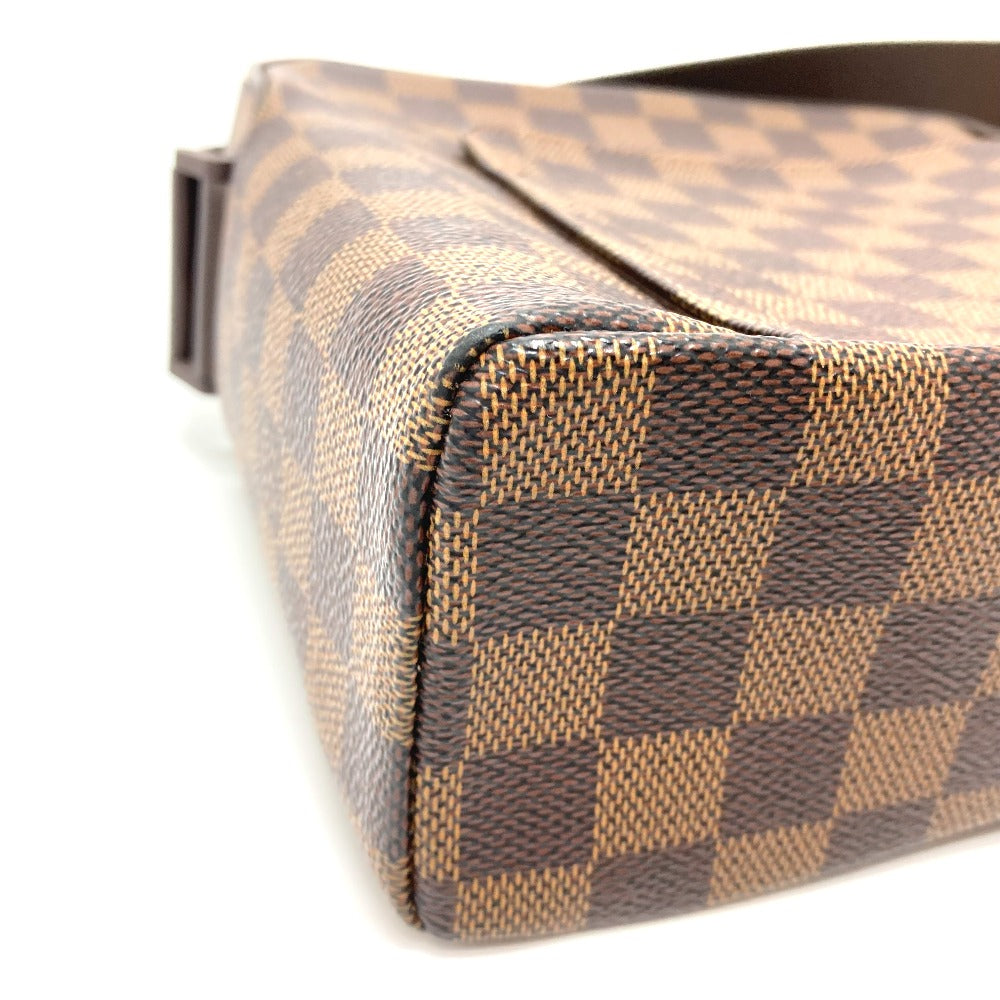 LOUIS VUITTON N41442 Damier Olaf PM Shoulder Bag, Pochette, Damier Canvas, Unisex, Ebene Brown