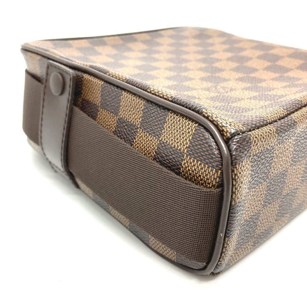 LOUIS VUITTON N41442 Damier Olaf PM Shoulder Bag, Pochette, Damier Canvas, Unisex, Ebene Brown