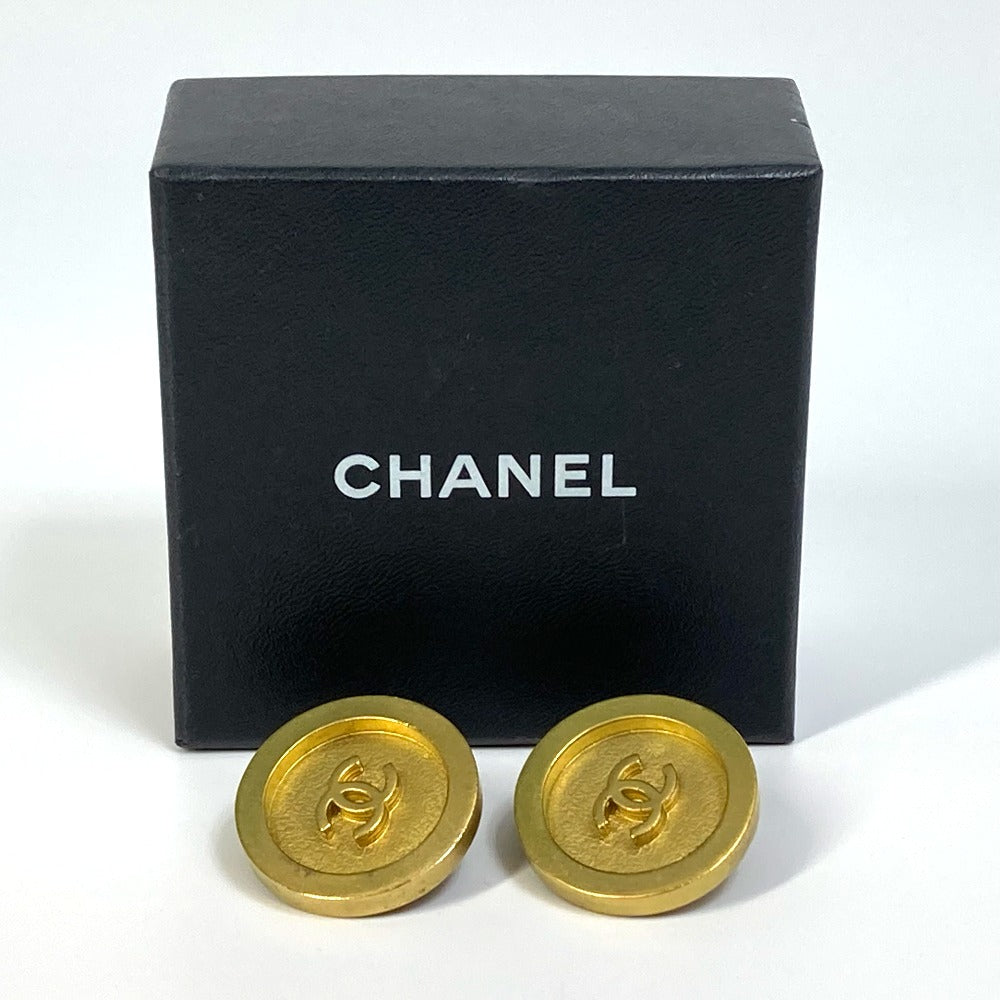 CHANEL CC ココマーク ヴィンテージ サークル 丸型 94P イヤリング GP レディース ゴールド