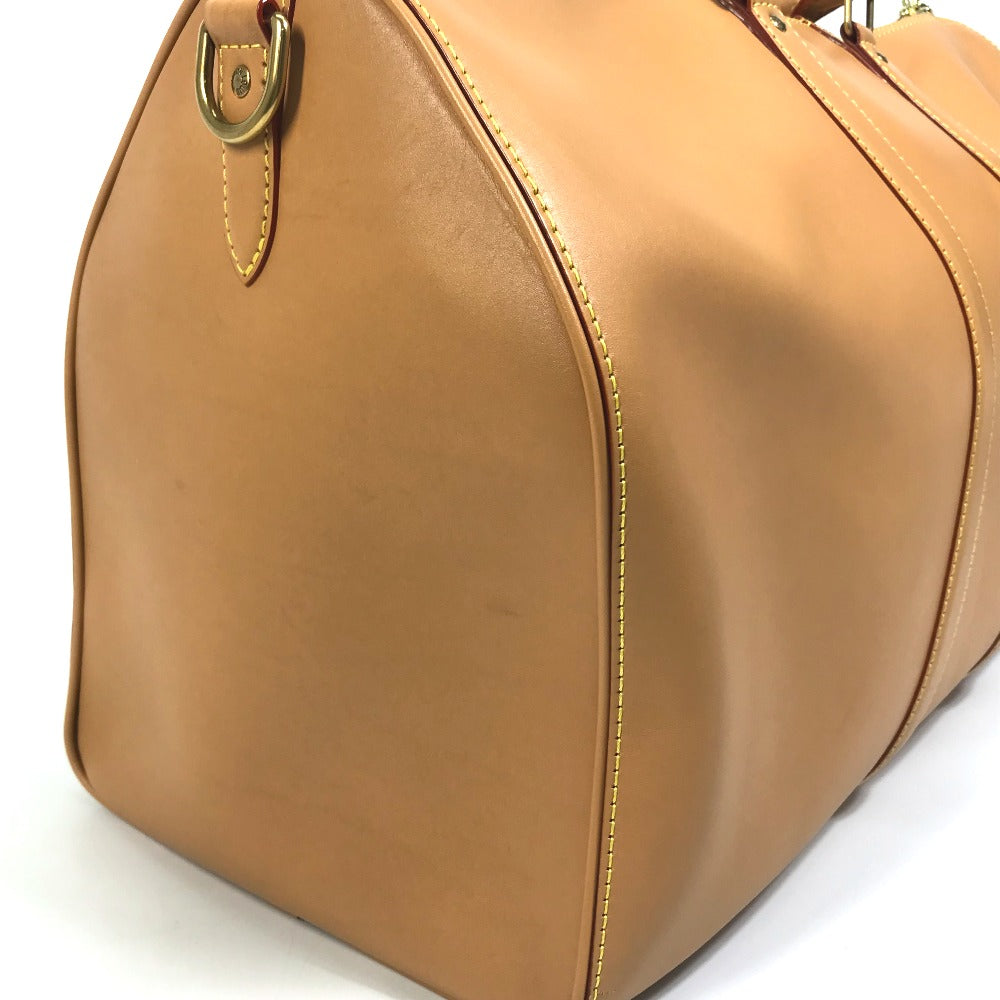 LOUIS VUITTON M55609 トラベルバッグ キーポル バンドリエール 50 カバン 旅行バッグ ボストンバッグ ヌメ革 ユニセックス ベージュ - brandshop-reference