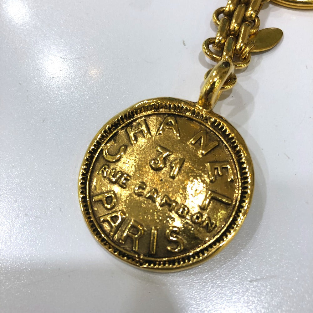 CHANEL 31 ヴィンテージ RUE CAMBON バッグチャーム キーホルダー GP レディース ゴールド