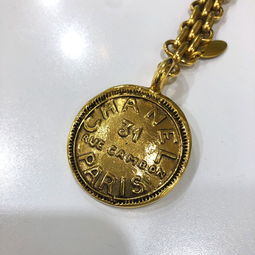 CHANEL 31 ヴィンテージ RUE CAMBON バッグチャーム キーホルダー GP レディース ゴールド