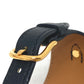 HERMES Horsebit Accessory Bangle Bracelet in Swift Leather, Women's, Black