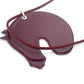 HERMES Tattersall Tatouage GM Jungle Love Rainbow Enamel Necklace in Rouge Grenat Multicolor