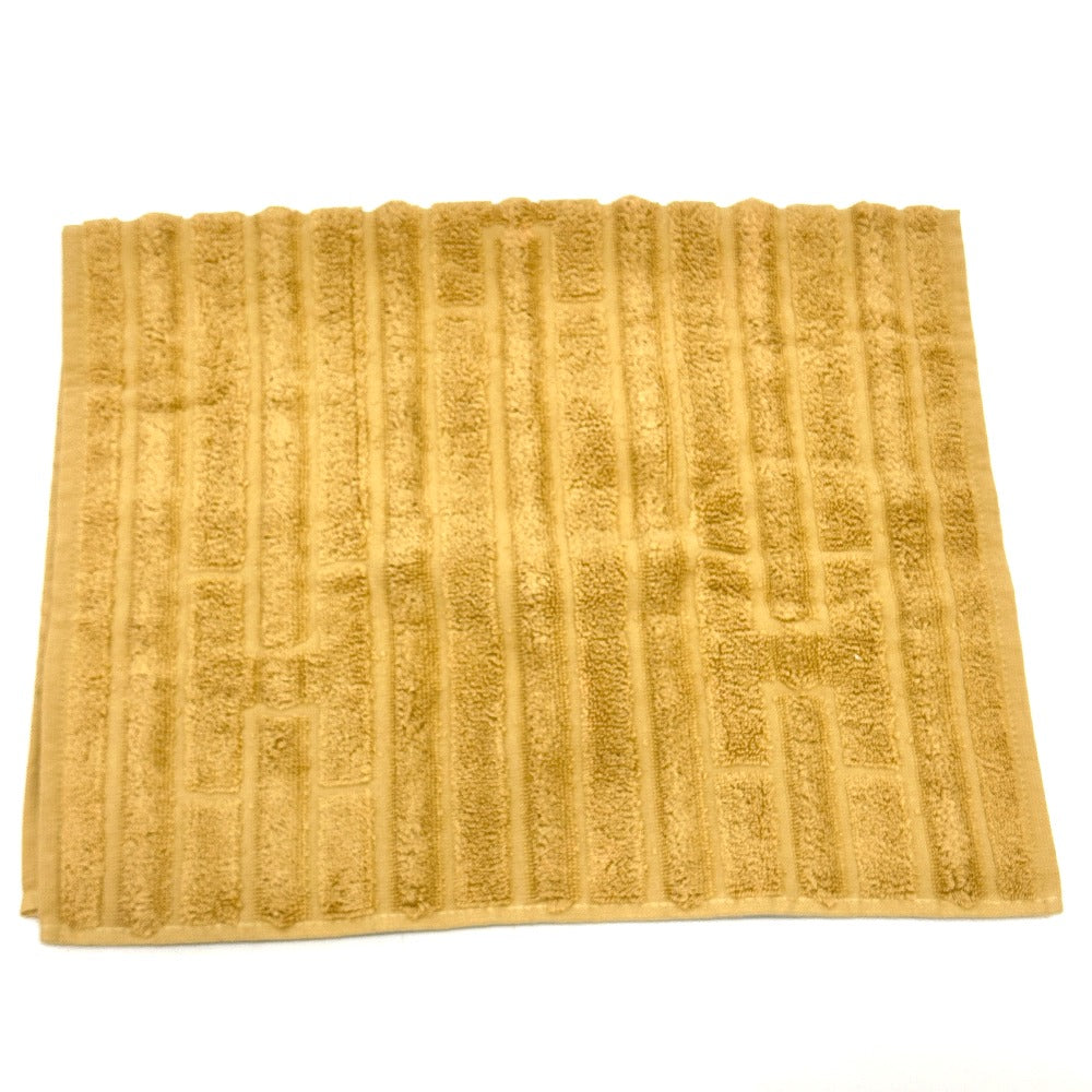 HERMES H Logo Labyrinth Face Towel, Cotton, Women's, Brown