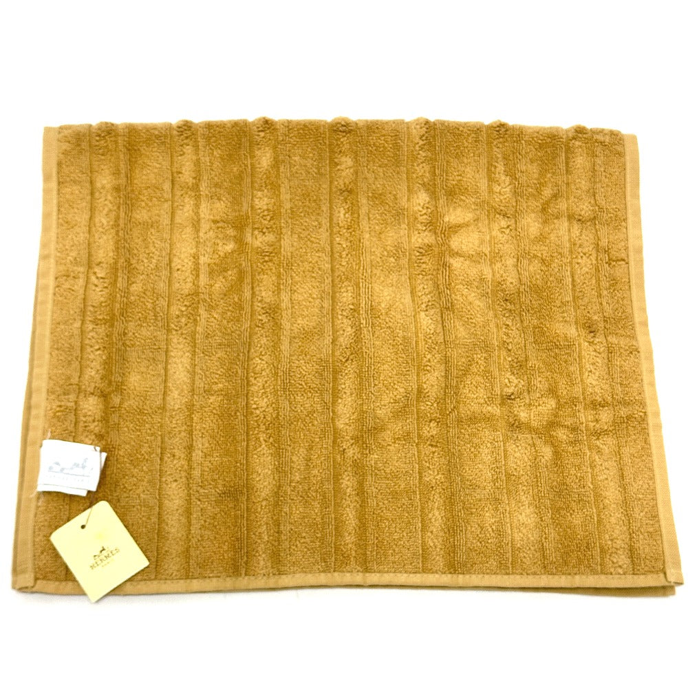 HERMES H Logo Labyrinth Face Towel, Cotton, Women's, Brown