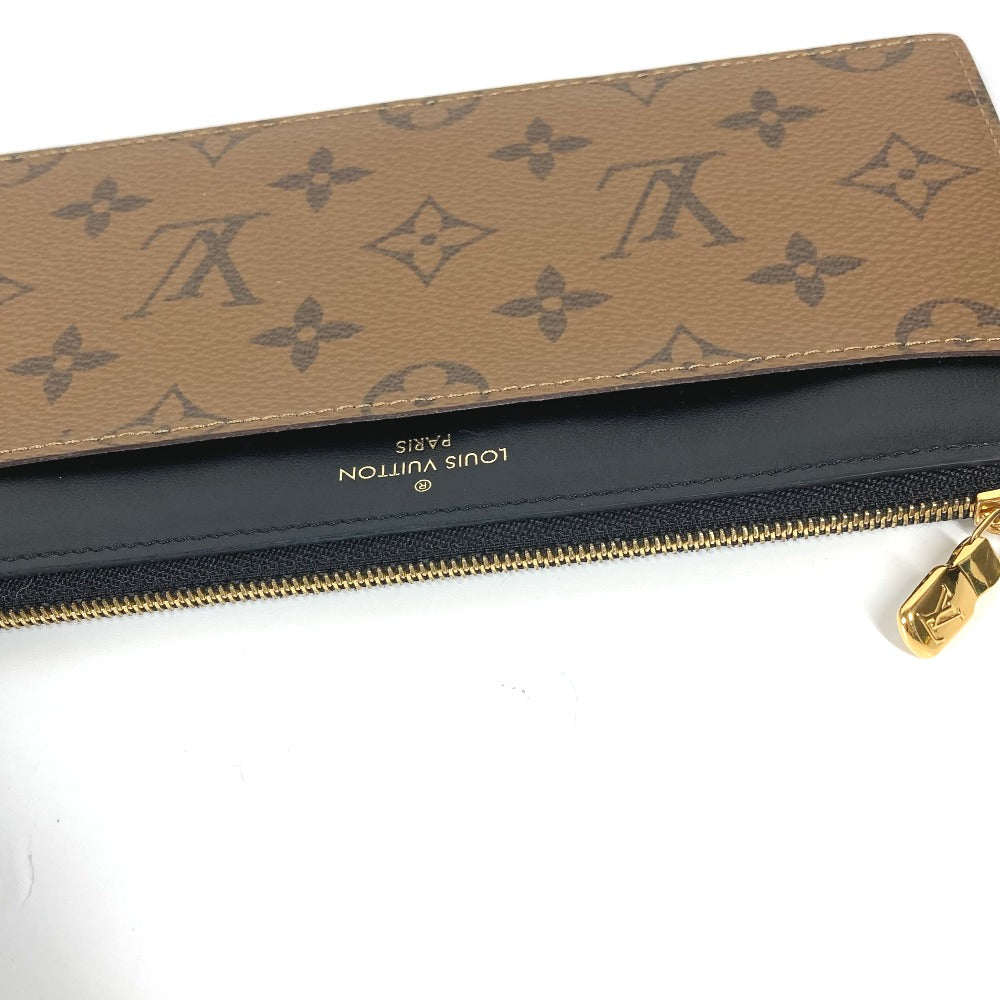 LOUIS VUITTON M80390 モノグラムリバース スリム パース  長財布 ウォレット 小銭入れ カードケース コインケース モノグラムリバースキャンバス レディース - brandshop-reference