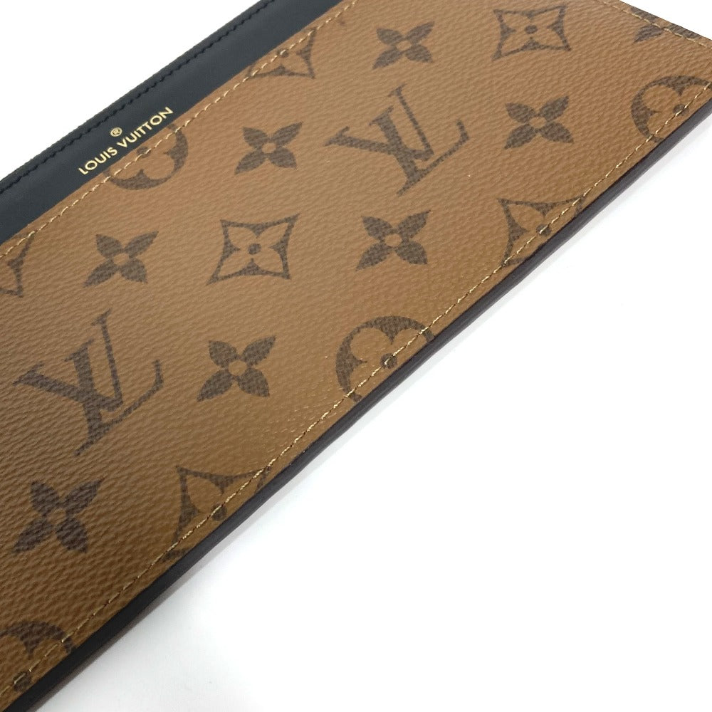 LOUIS VUITTON M80390 モノグラムリバース スリム パース  長財布 ウォレット 小銭入れ カードケース コインケース モノグラムリバースキャンバス レディース - brandshop-reference