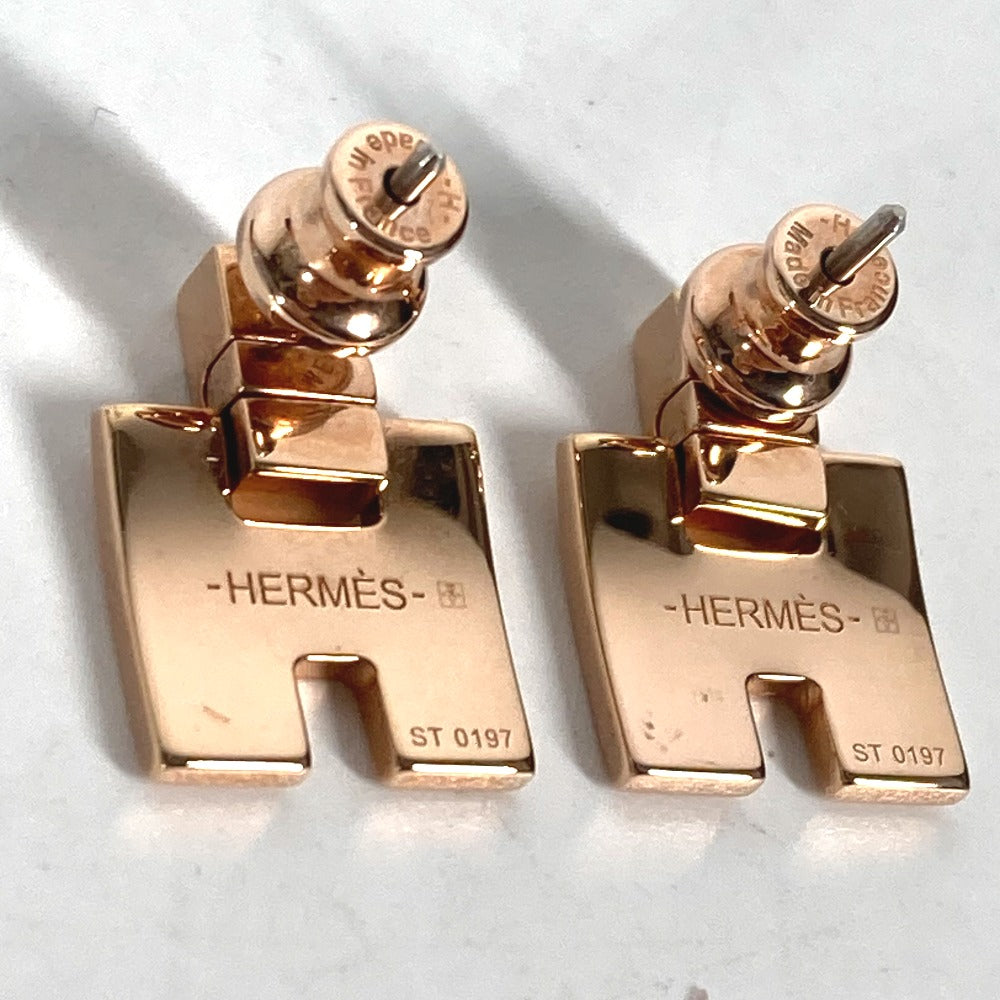 HERMES アイリーン Hロゴ アクセサリー ピアス メタル レディース - brandshop-reference