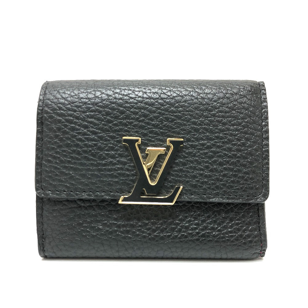 LOUIS VUITTON M68587 バイカラー ポルトフォイユ・カプシーヌ XS 財布 ウォレット コンパクトウォレット 3つ折り財布 トリヨンレザー レディース