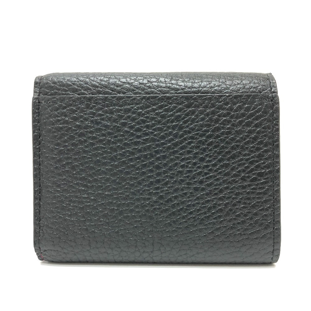 LOUIS VUITTON M68587 バイカラー ポルトフォイユ・カプシーヌ XS 財布 ウォレット コンパクトウォレット 3つ折り財布 トリヨンレザー レディース ノワール ブラック×ピンク