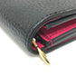 LOUIS VUITTON M68587 バイカラー ポルトフォイユ・カプシーヌ XS 財布 ウォレット コンパクトウォレット 3つ折り財布 トリヨンレザー レディース ノワール ブラック×ピンク