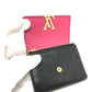 LOUIS VUITTON M68587 バイカラー ポルトフォイユ・カプシーヌ XS 財布 ウォレット コンパクトウォレット 3つ折り財布 トリヨンレザー レディース ノワール ブラック×ピンク