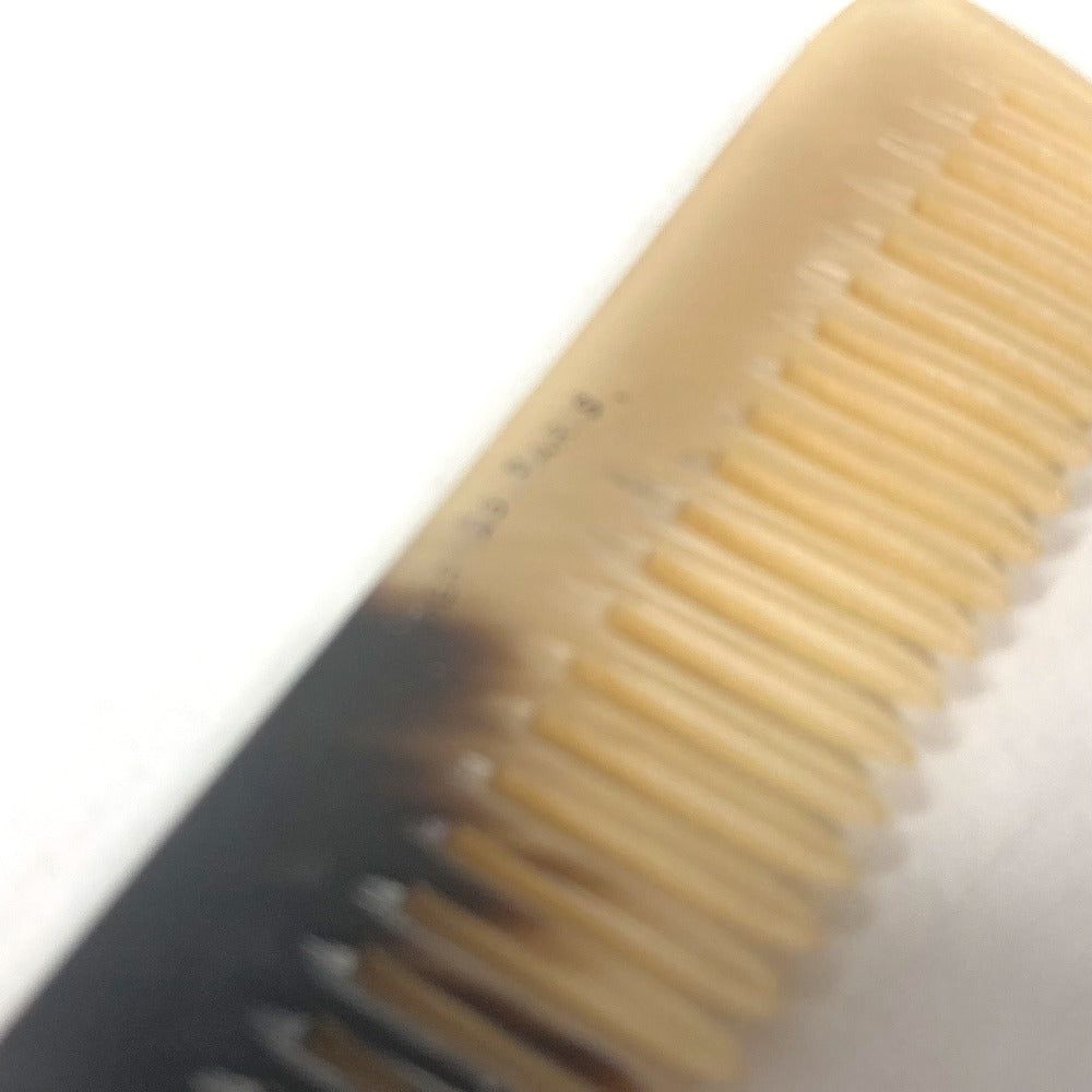 HERMES ヘアケア ケース付き アクセサリー ミニ 小物 コーム 櫛 ポーチ付き くし バッファローホーン ユニセックス ベージュ - brandshop-reference