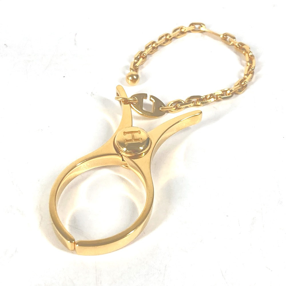 HERMES フィルー グローブホルダー キーホルダー グローブホルダー 手袋ホルダー グローブホルダー メタル レディース ゴールド - brandshop-reference