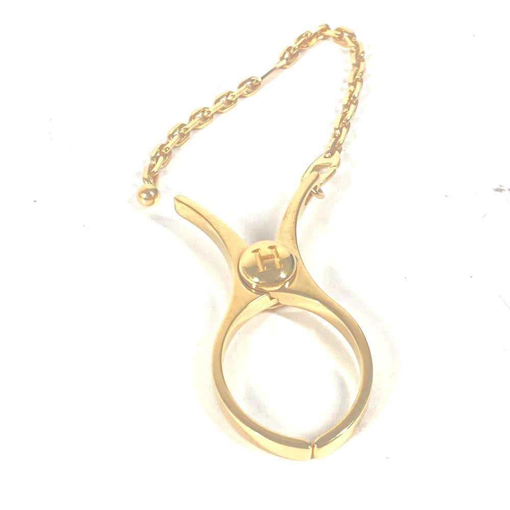 HERMES フィルー グローブホルダー キーホルダー グローブホルダー 手袋ホルダー グローブホルダー メタル レディース ゴールド - brandshop-reference