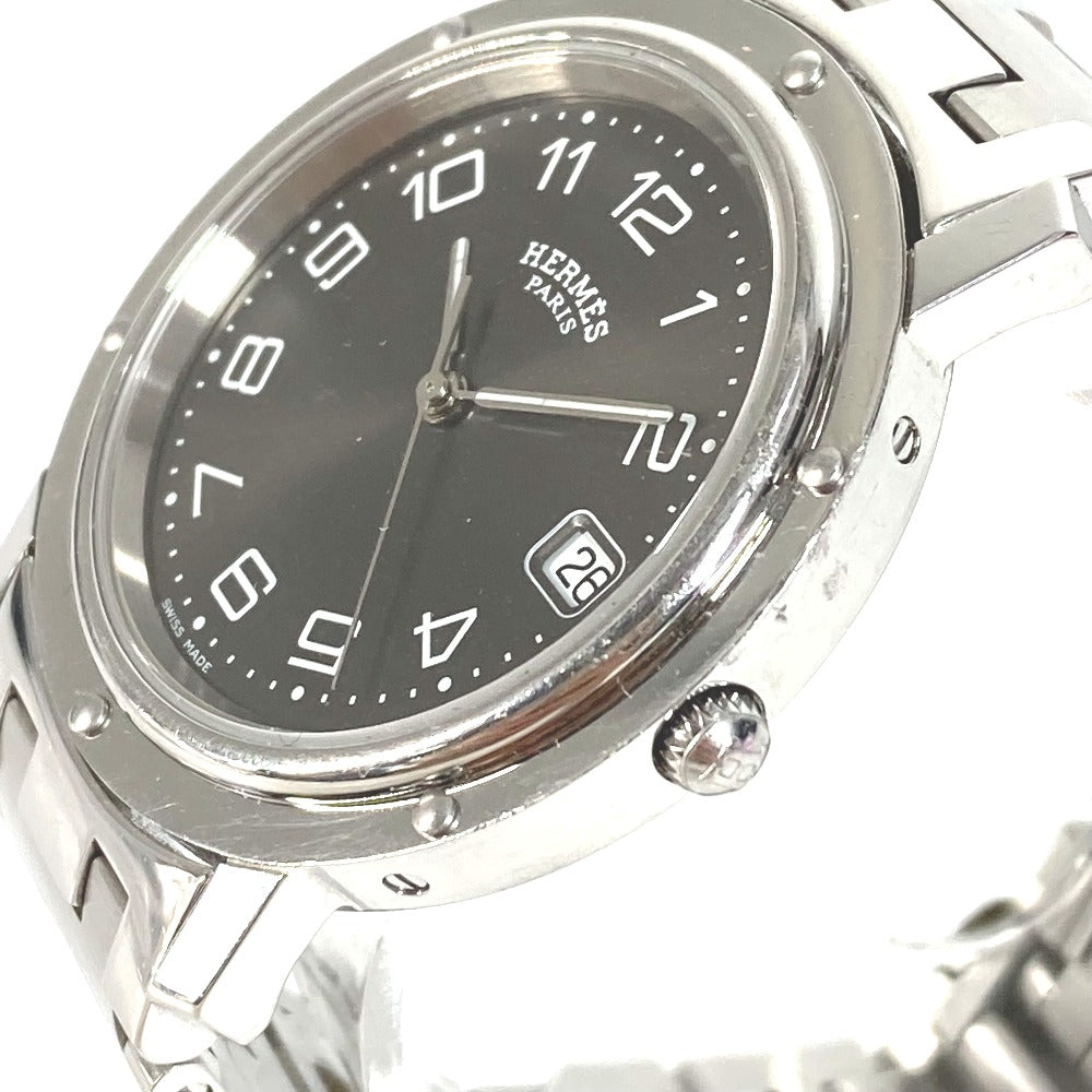 HERMES CL6.710 クリッパー  ウォッチ メンズウォッチ 腕時計 SS メンズ シルバー - brandshop-reference