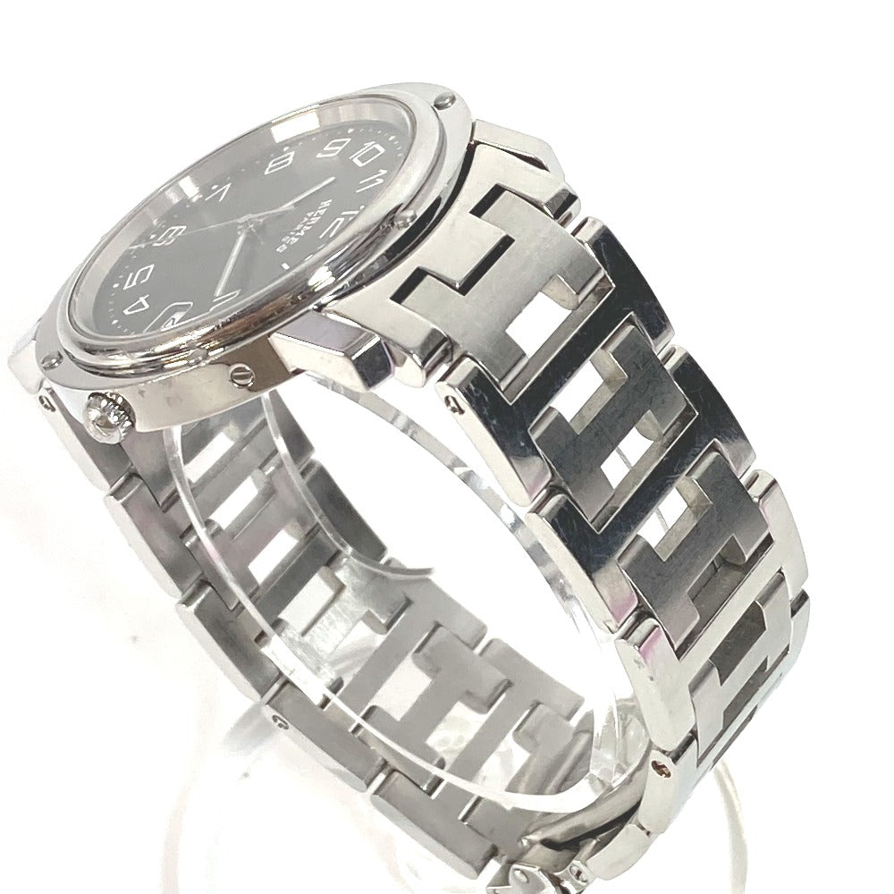 HERMES CL6.710 クリッパー  ウォッチ メンズウォッチ 腕時計 SS メンズ シルバー - brandshop-reference