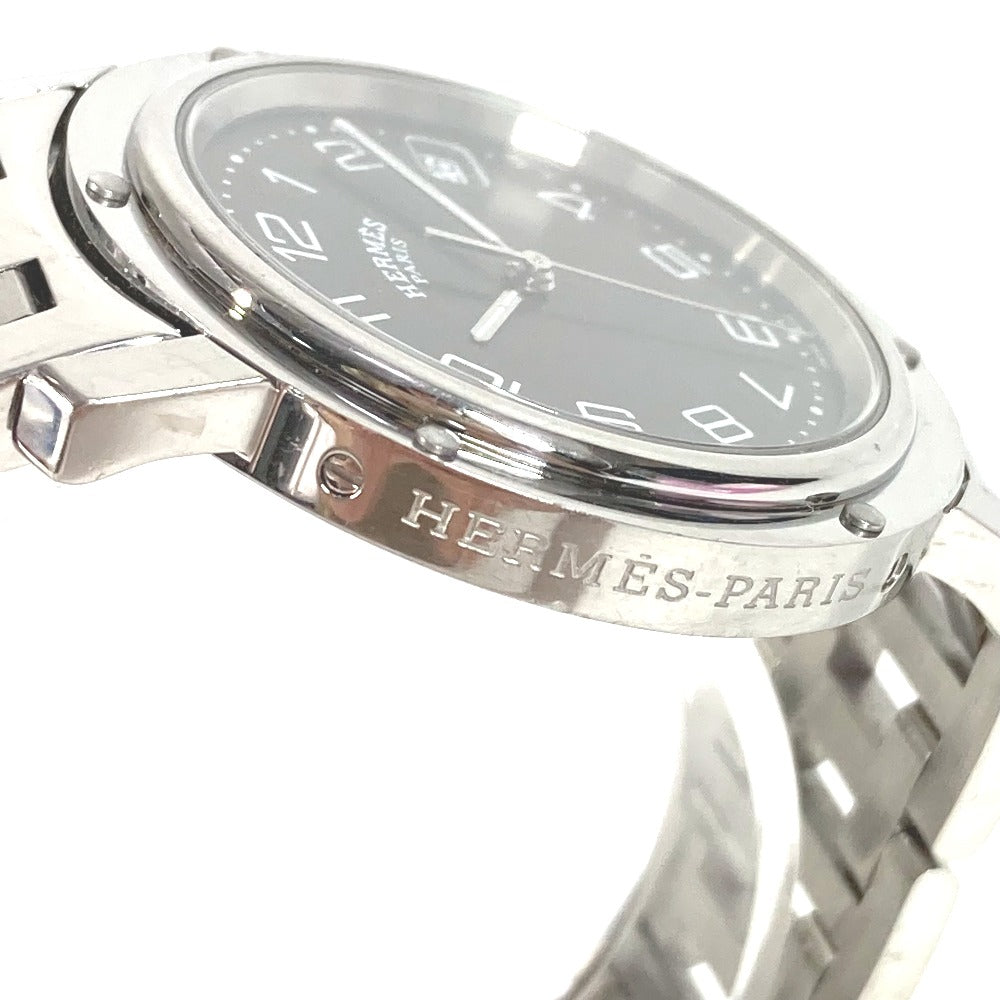 HERMES CL6.710 クリッパー  ウォッチ メンズウォッチ 腕時計 SS メンズ シルバー - brandshop-reference