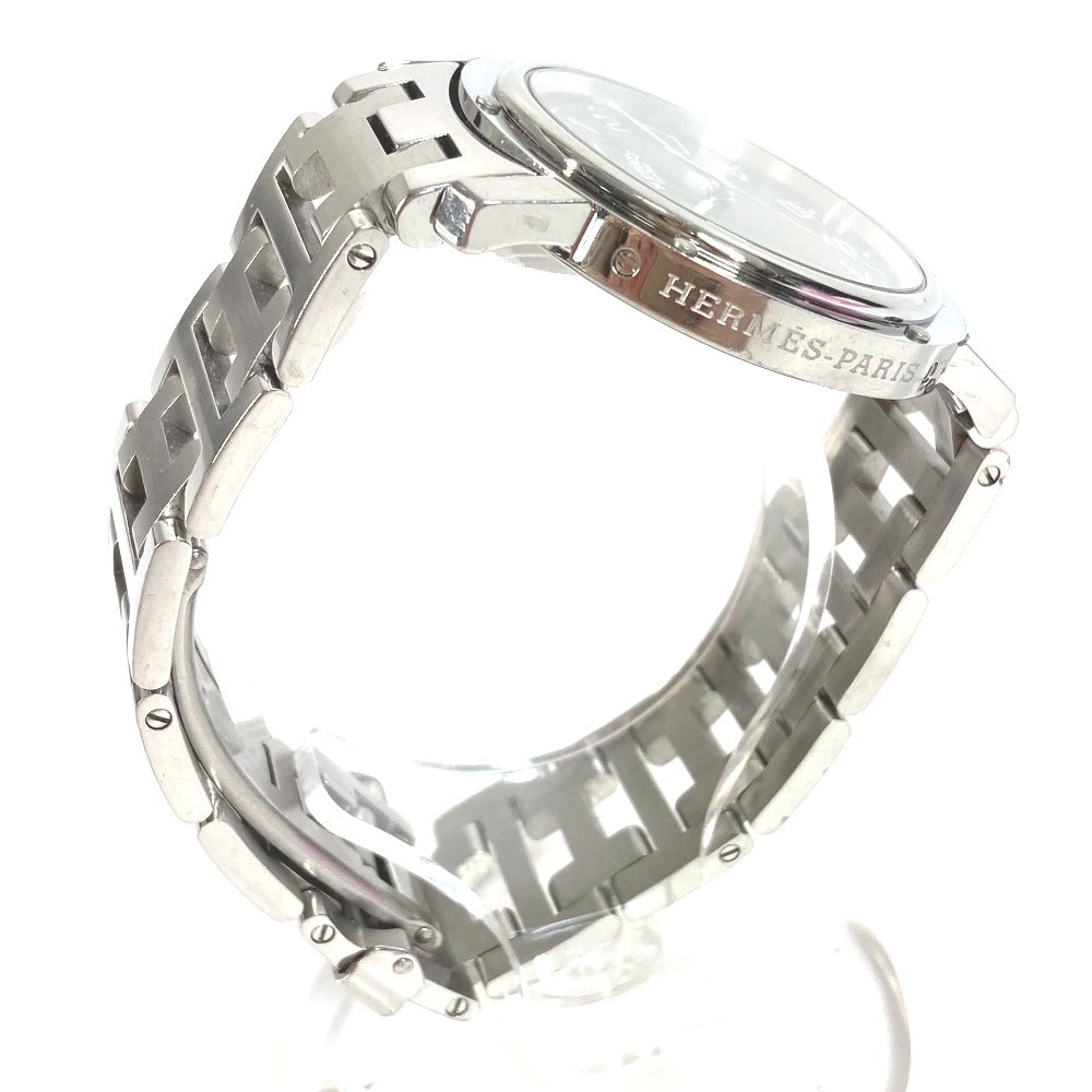 HERMES CL6.710 クリッパー  ウォッチ メンズウォッチ 腕時計 SS メンズ シルバー - brandshop-reference