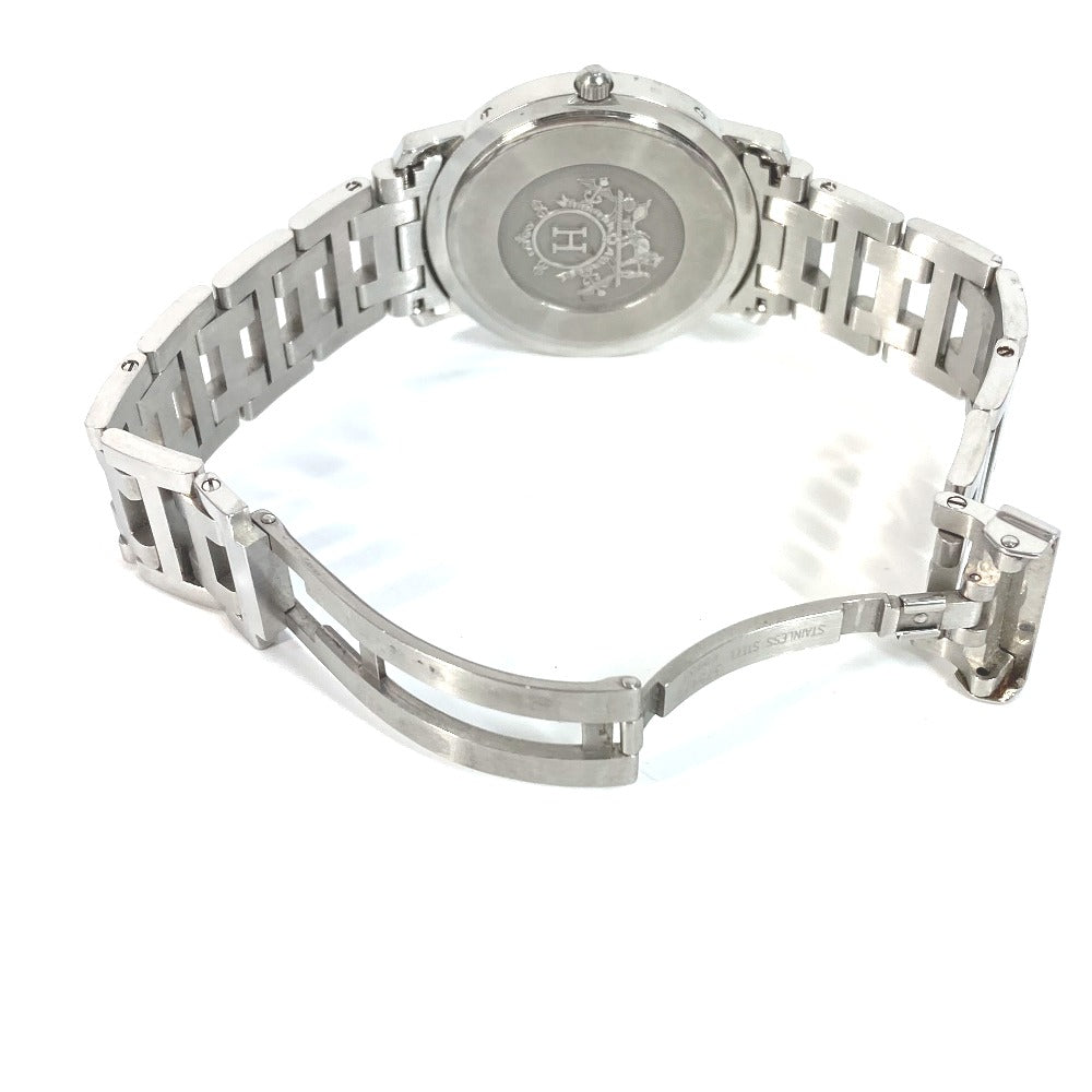 HERMES CL6.710 クリッパー  ウォッチ メンズウォッチ 腕時計 SS メンズ シルバー - brandshop-reference