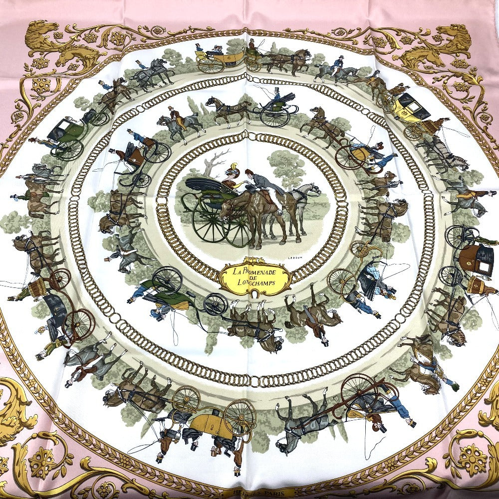 HERMES エルメス カレ90 ロンシャン ピンク xuTkCrvcGne5pdRQoEtZruCX1qi247