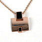 HERMES アクセサリー アイリーン チェーン Hロゴ ネックレス メタル レディース ブラック - brandshop-reference