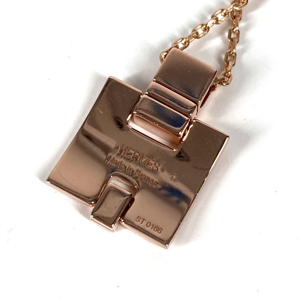 HERMES アクセサリー アイリーン チェーン Hロゴ ネックレス メタル レディース ブラック - brandshop-reference