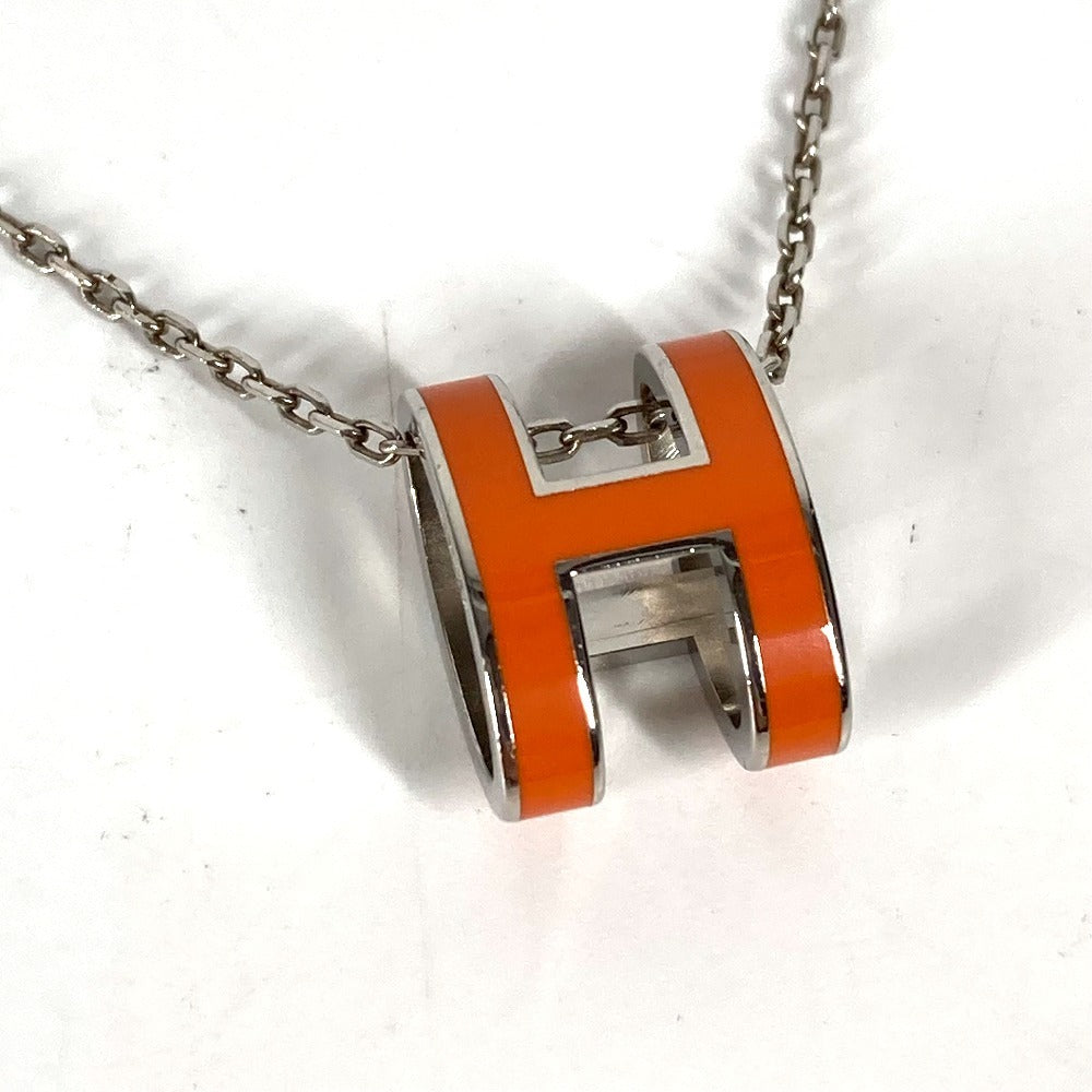 HERMES アクセサリー ポップアッシュ チェーン Hロゴ ネックレス メタル レディース オレンジ - brandshop-reference