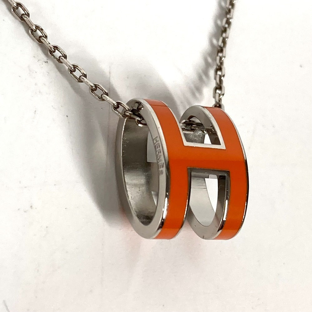 HERMES アクセサリー ポップアッシュ チェーン Hロゴ ネックレス メタル レディース オレンジ - brandshop-reference