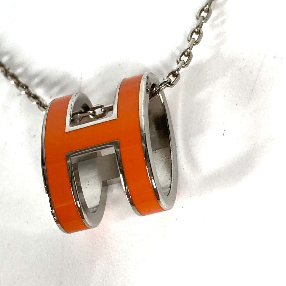 HERMES アクセサリー ポップアッシュ チェーン Hロゴ ネックレス メタル レディース オレンジ - brandshop-reference