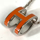 HERMES アクセサリー ポップアッシュ チェーン Hロゴ ネックレス メタル レディース オレンジ - brandshop-reference