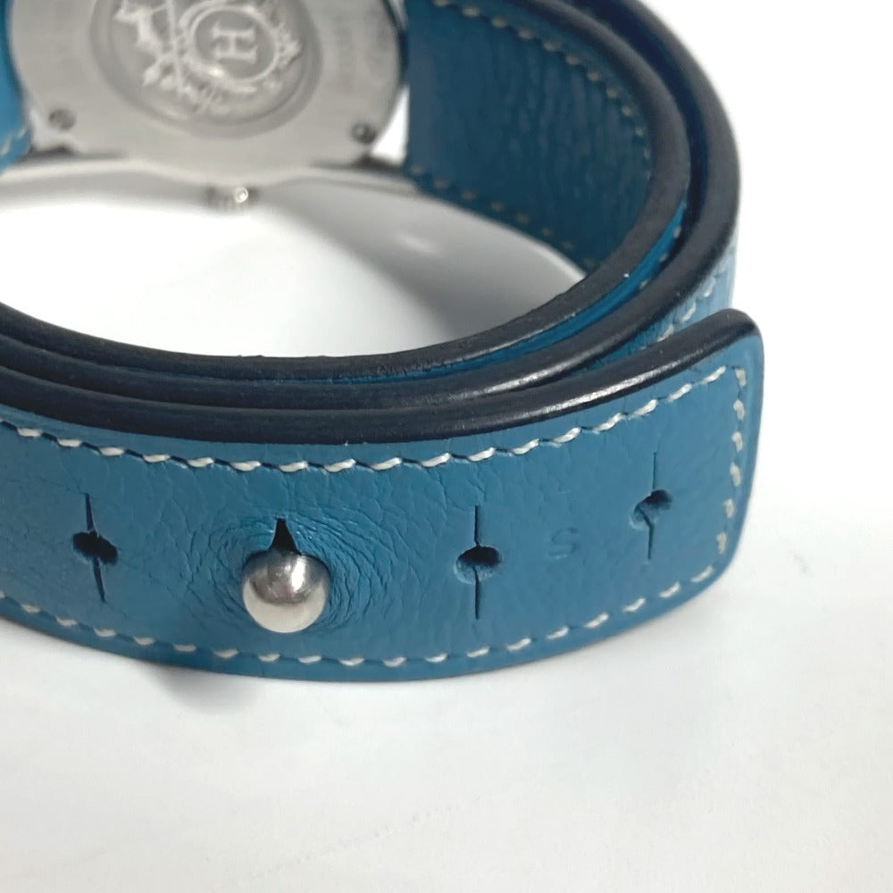 HERMES  BR1.210 バレニア ロンド レディースウォッチ 腕時計 SS レディース ブルージーン シルバー - brandshop-reference