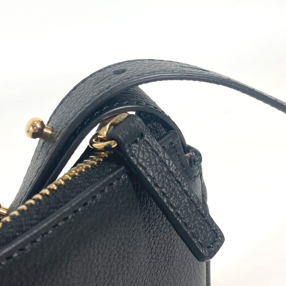 VERSACE メデューサ ロゴ 肩掛け カバン ショルダーバッグ レザー レディース ブラック - brandshop-reference