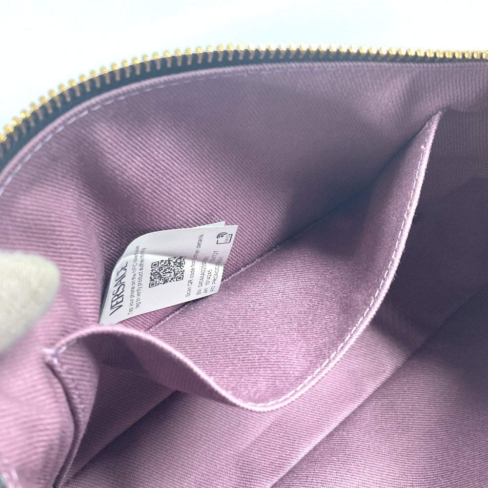 VERSACE メデューサ ロゴ 肩掛け カバン ショルダーバッグ レザー レディース ブラック - brandshop-reference