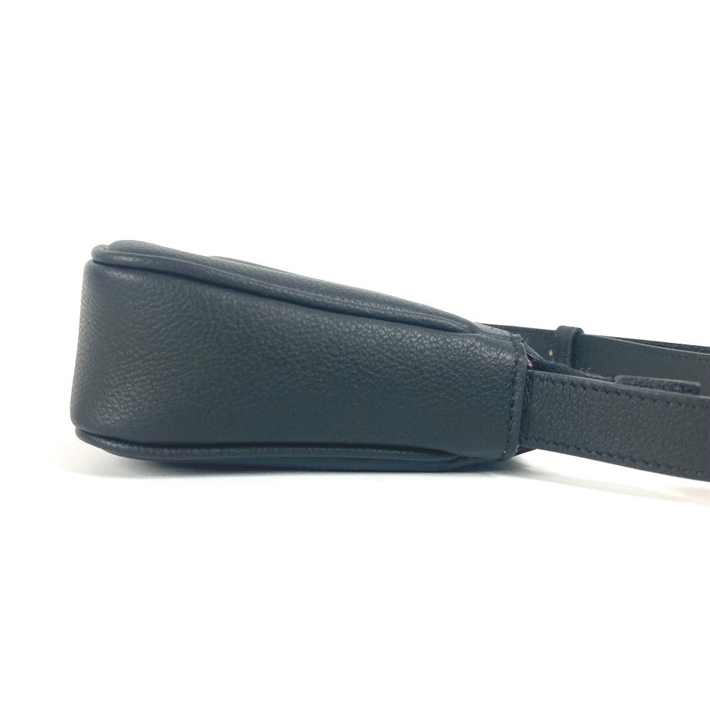 VERSACE メデューサ ロゴ 肩掛け カバン ショルダーバッグ レザー レディース ブラック - brandshop-reference