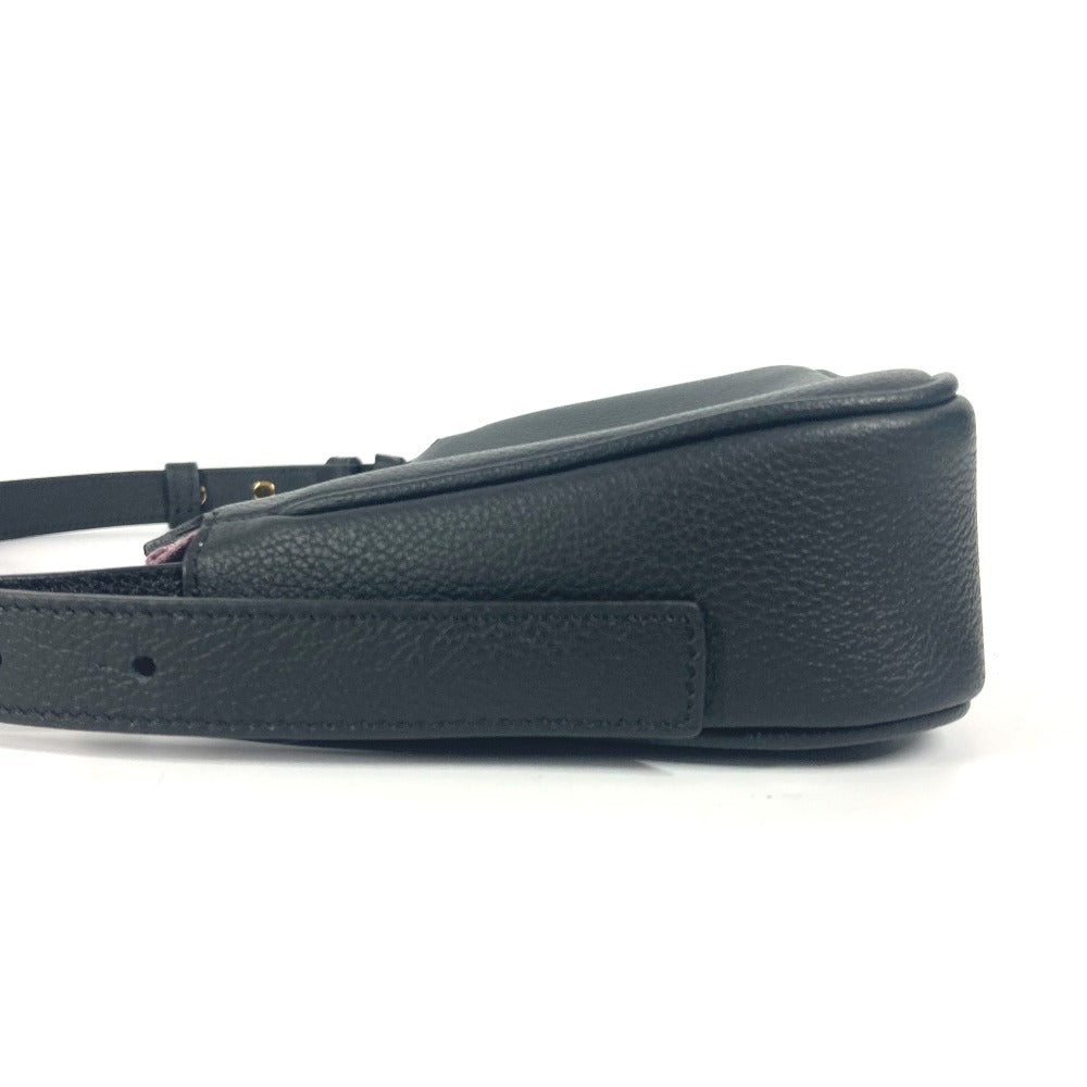 VERSACE メデューサ ロゴ 肩掛け カバン ショルダーバッグ レザー レディース ブラック - brandshop-reference