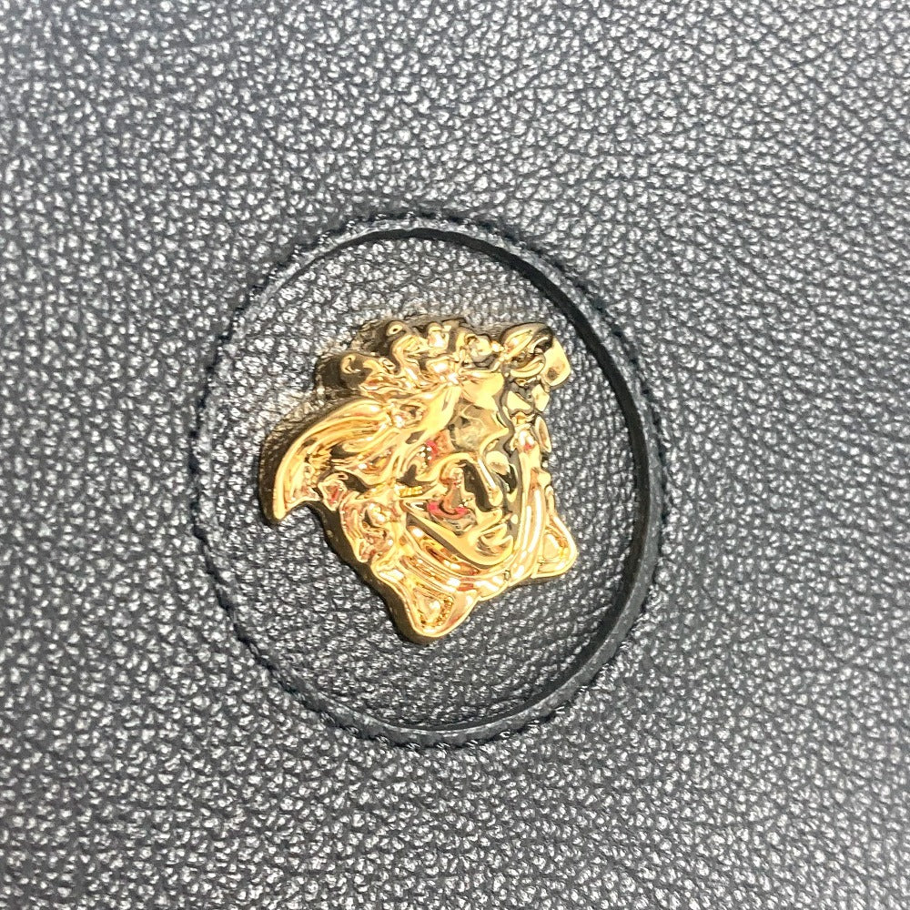 VERSACE メデューサ ロゴ 肩掛け カバン ショルダーバッグ レザー レディース ブラック - brandshop-reference