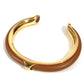 HERMES Accessory Bracelet Bangle Metal Women's Brown