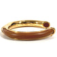 HERMES Accessory Bracelet Bangle Metal Women's Brown
