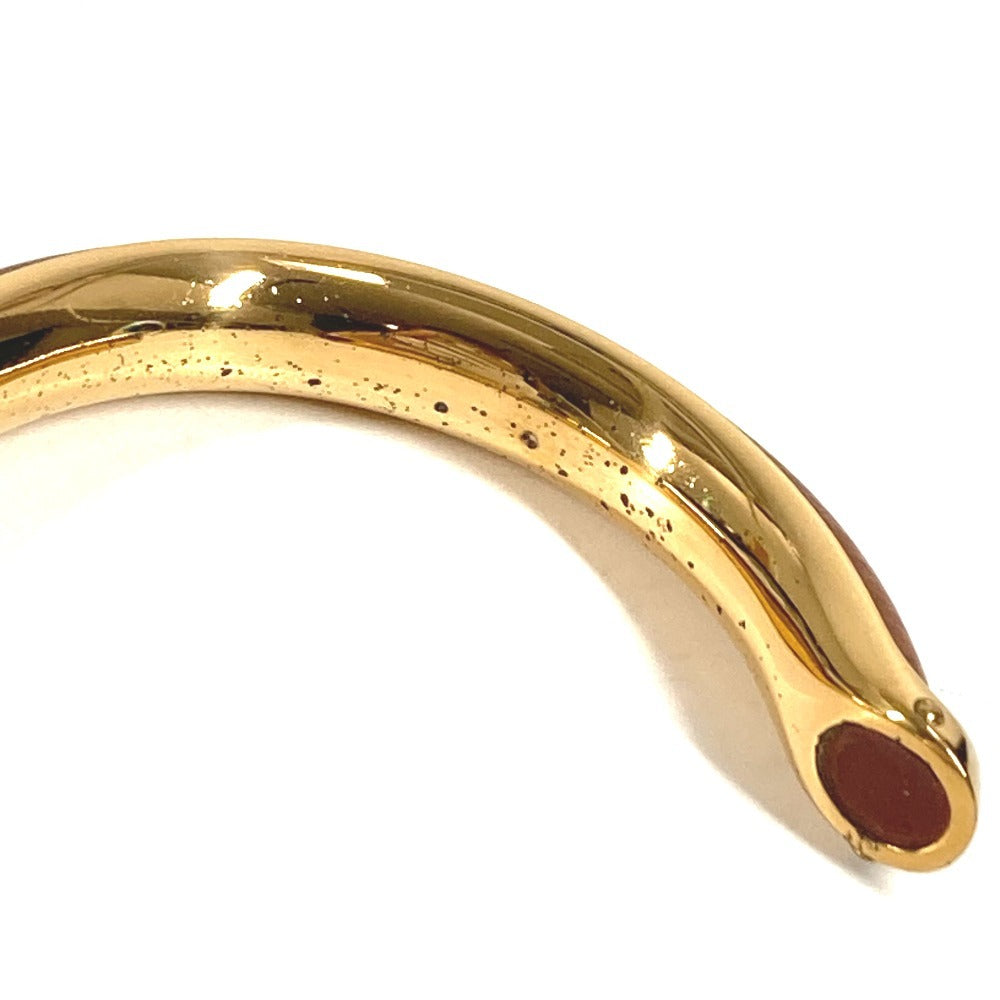HERMES Accessory Bracelet Bangle Metal Women's Brown