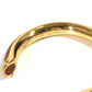 HERMES Accessory Bracelet Bangle Metal Women's Brown