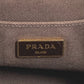 PRADA Kanapa Logo Border Bag Tote Bag Handbag Canvas Women's Brown