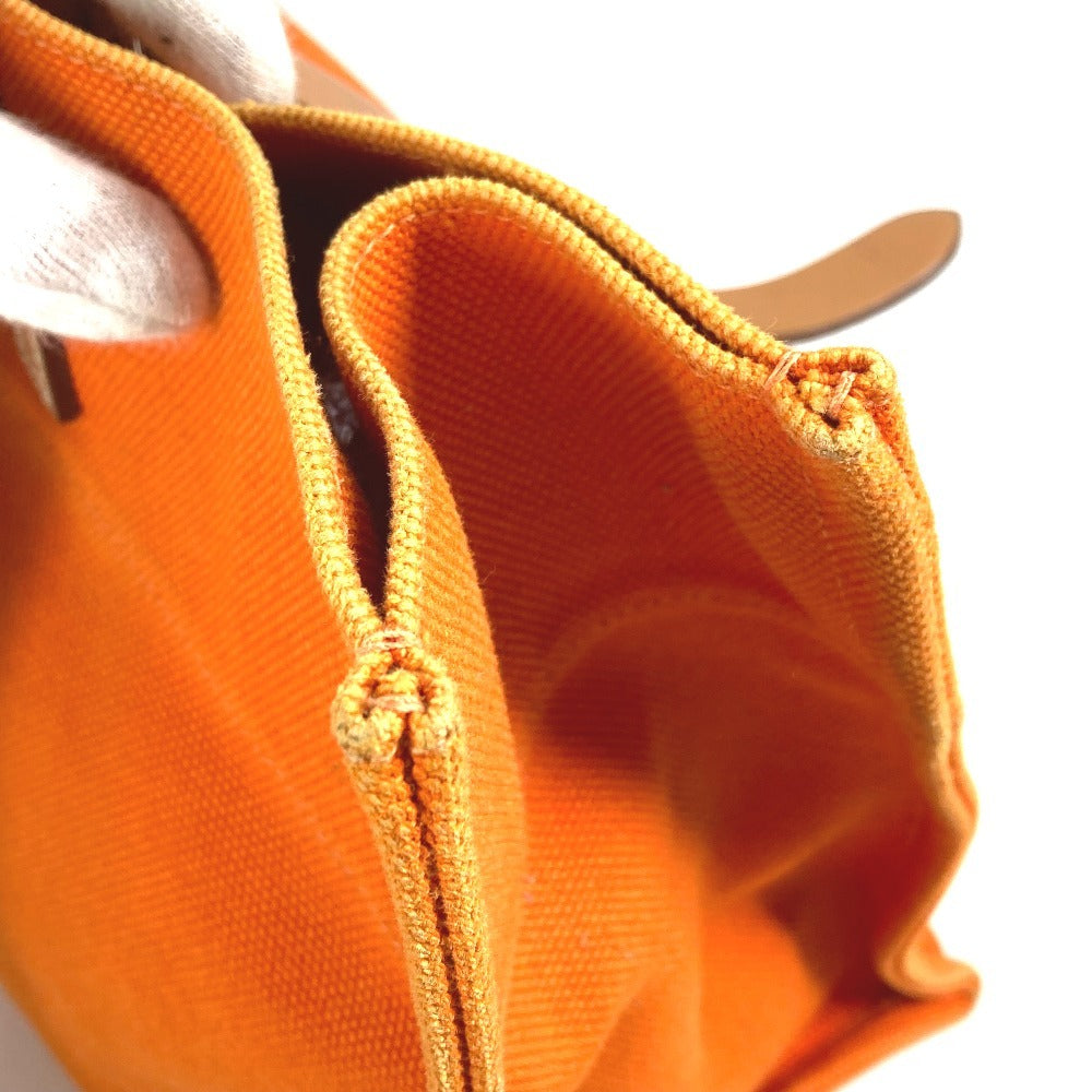 HERMES Etrivière Elan Etrivière Elan Bag Shoulder Tote Bag Shoulder Bag Leather/Canvas Unisex Orange