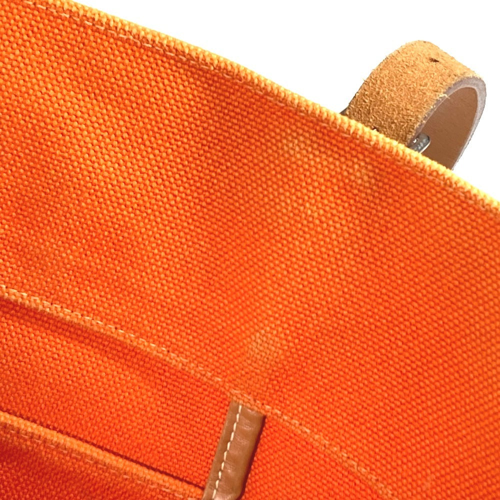 HERMES Etrivière Elan Etrivière Elan Bag Shoulder Tote Bag Shoulder Bag Leather/Canvas Unisex Orange