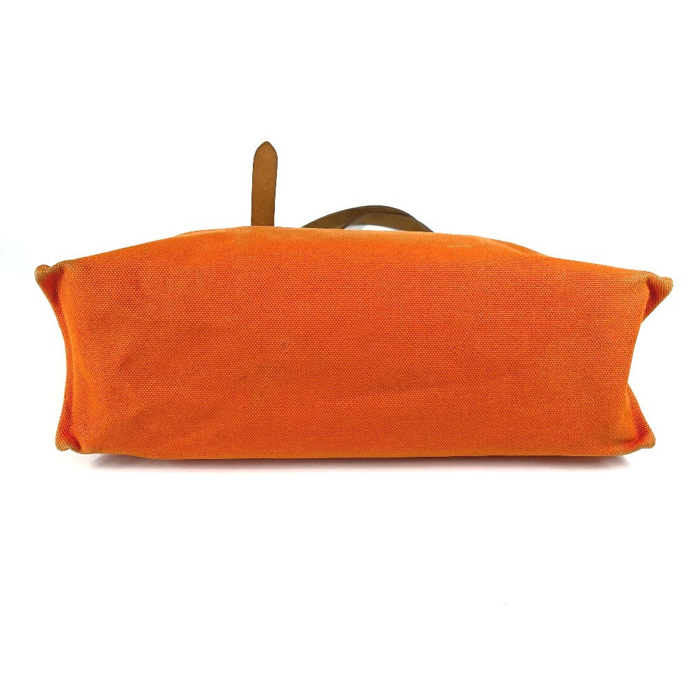 HERMES Etrivière Elan Etrivière Elan Bag Shoulder Tote Bag Shoulder Bag Leather/Canvas Unisex Orange