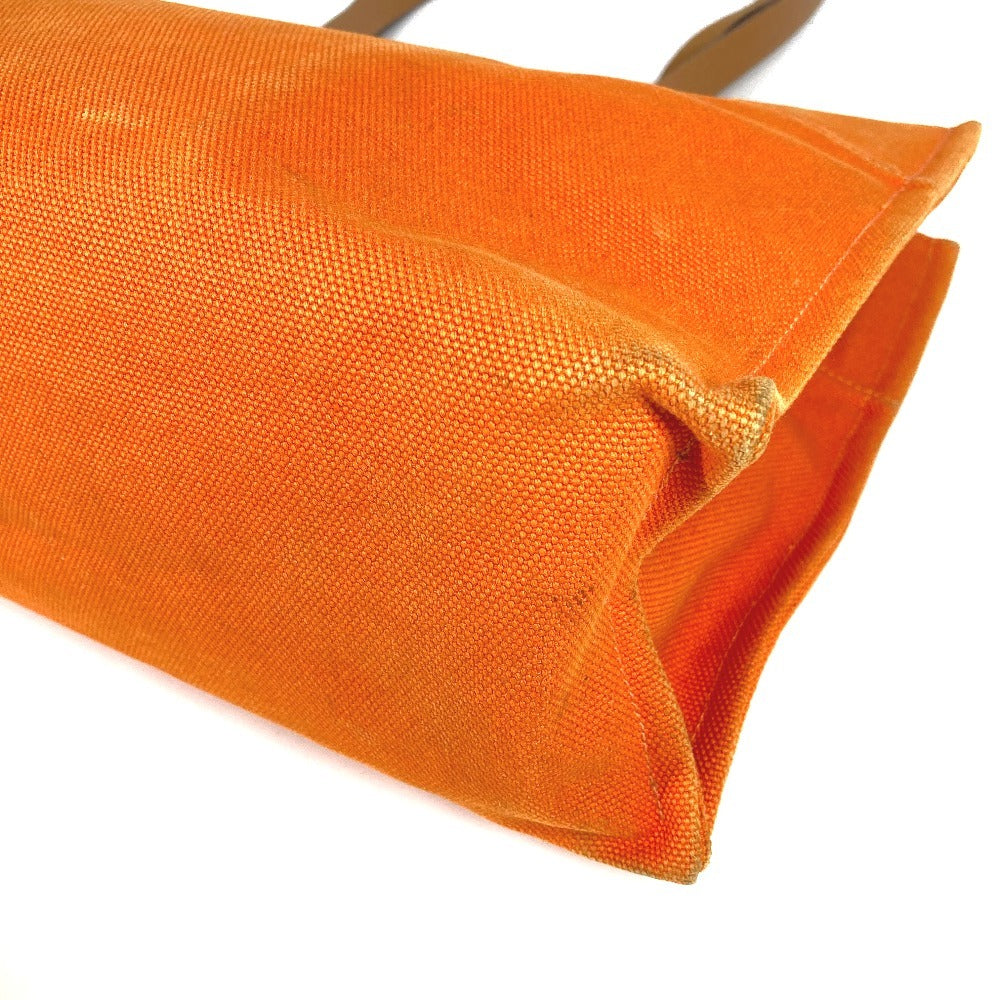 HERMES Etrivière Elan Etrivière Elan Bag Shoulder Tote Bag Shoulder Bag Leather/Canvas Unisex Orange