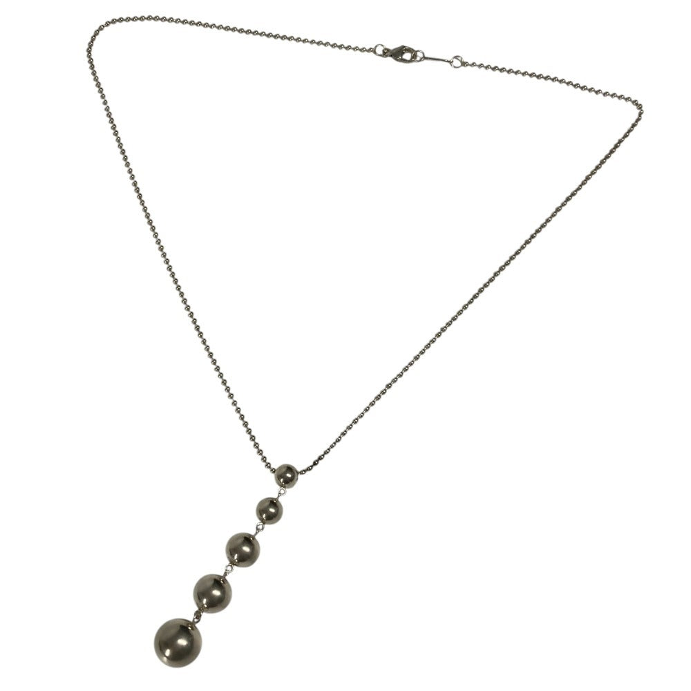 TIFFANY&Co. Hardware Ball 5 Ball Accessory Necklace SV925 Women's Silver