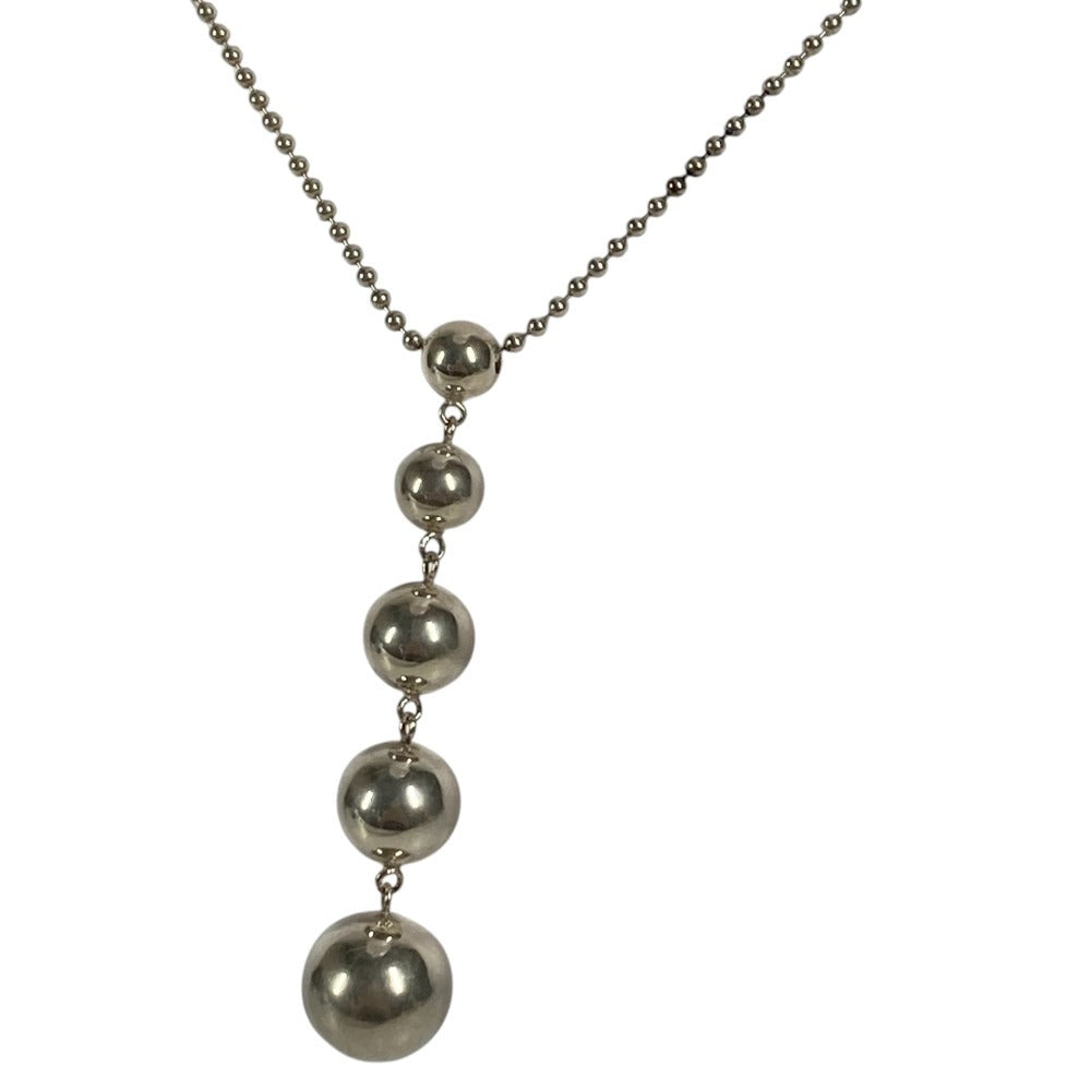 TIFFANY&Co. Hardware Ball 5 Ball Accessory Necklace SV925 Women's Silver
