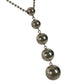 TIFFANY&Co. Hardware Ball 5 Ball Accessory Necklace SV925 Women's Silver